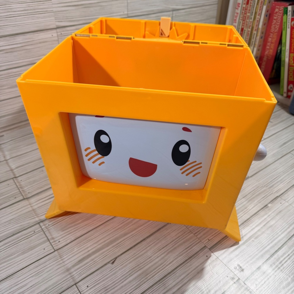 LankyBox Boxy Mystery Box Yellow Plastic Storage Container Toy Bin G321SMDG - Picture 5 of 8